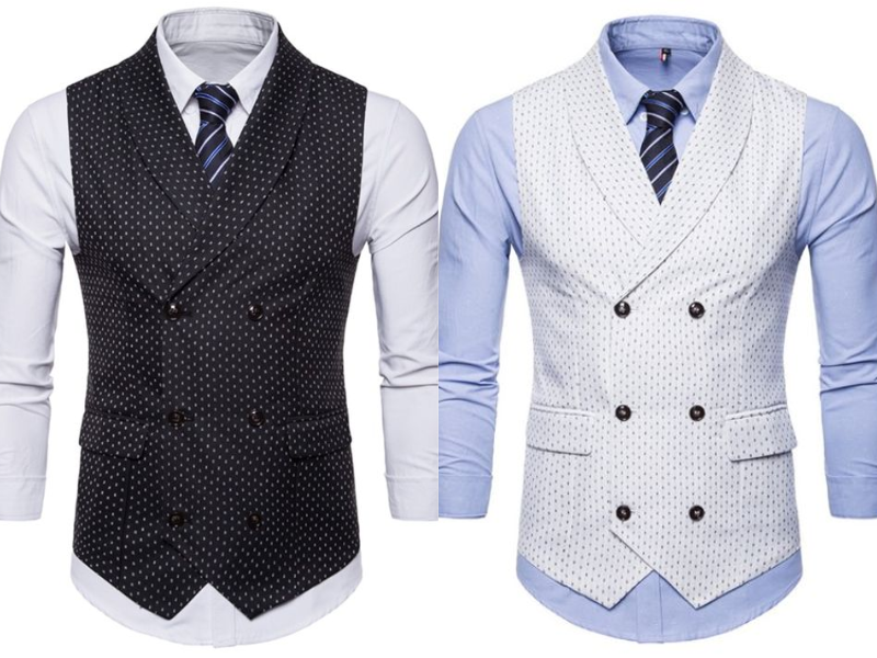 Áo vest chấm bi ở Venesto đều khá trưởng thành và lịch sự
