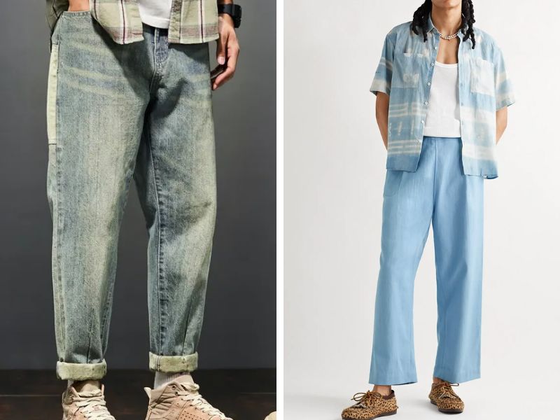 Khái niệm quần baggy nam ống rộng