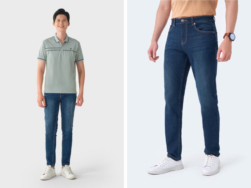 Quần jean slim fit