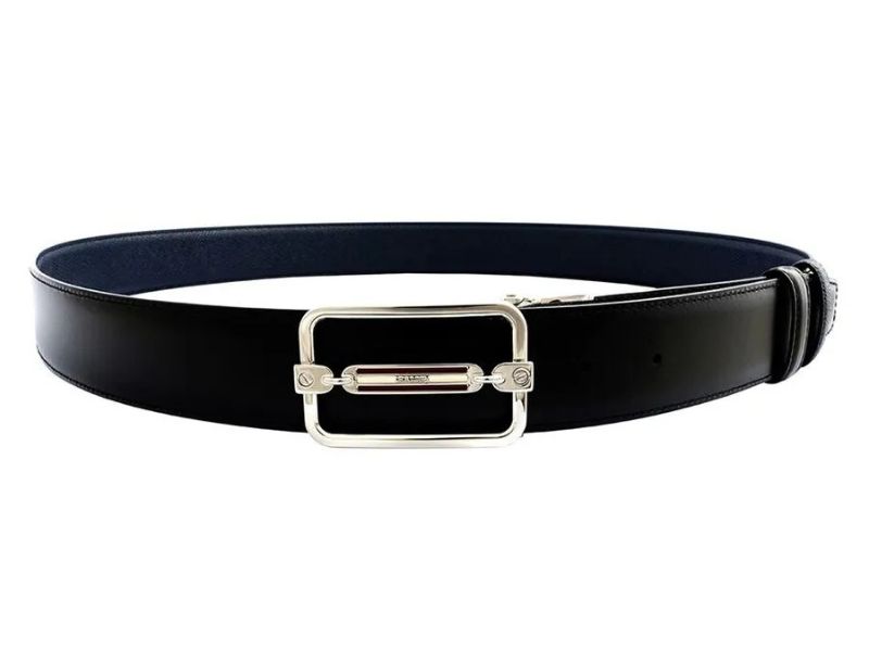 Thắt lưng nam bản nhỏ Bally Men's Steff Reversible Grained Leather Belt 