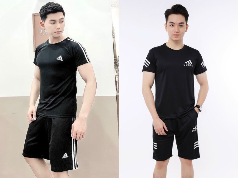 Bộ quần áo thể thao mùa hè nam Adidas