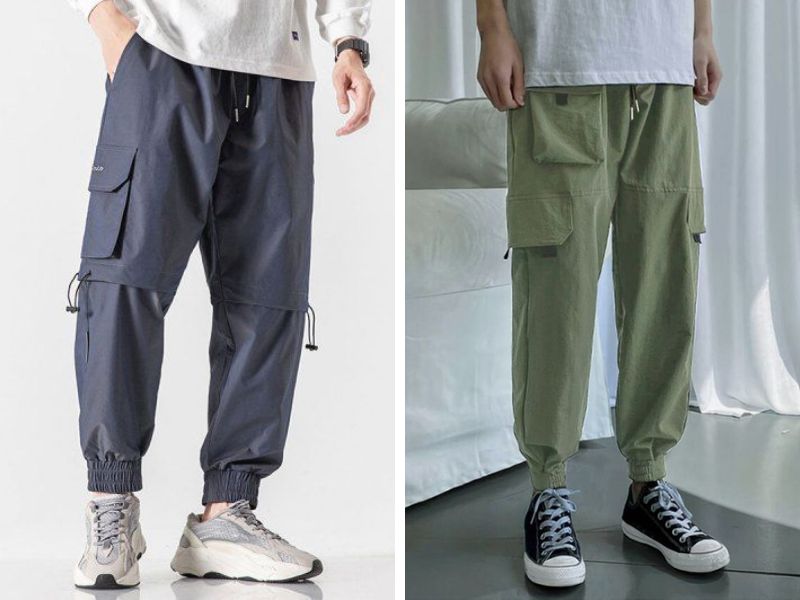 Quần jogger cá tính là item must - have của chàng có bắp chân to 