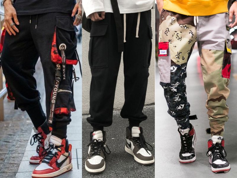 Thời trang hiphop nam với giày sneakers