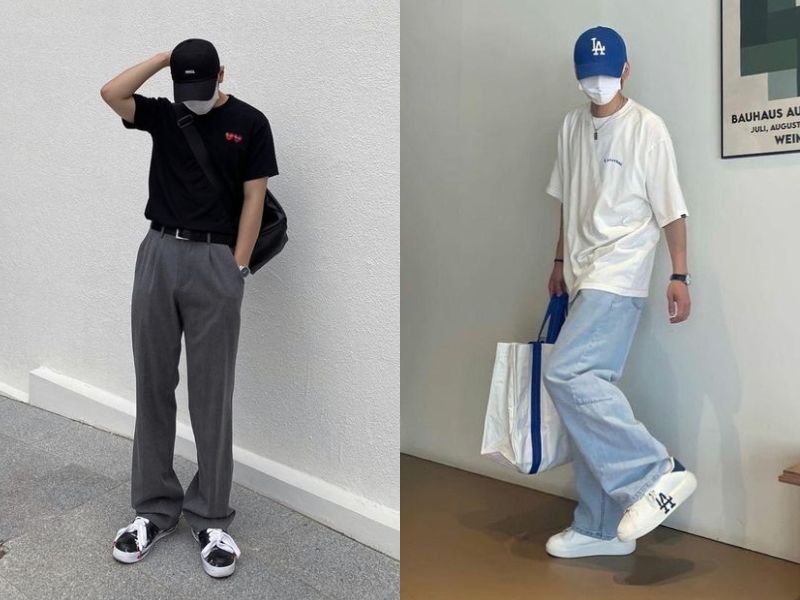 Bạn có thể mix cùng túi xách và sneakers để outfit thêm thú vị