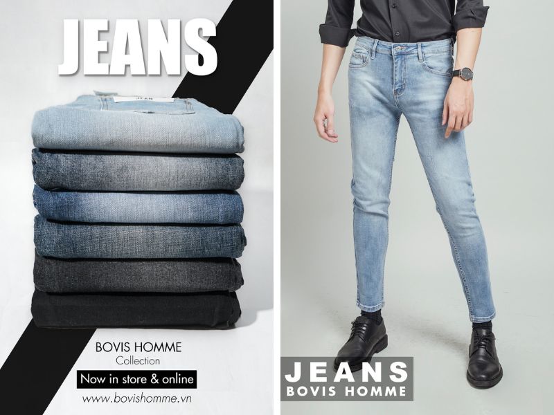  Bovis Homme - Địa chỉ bán quần jean nam tại Cần Thơ