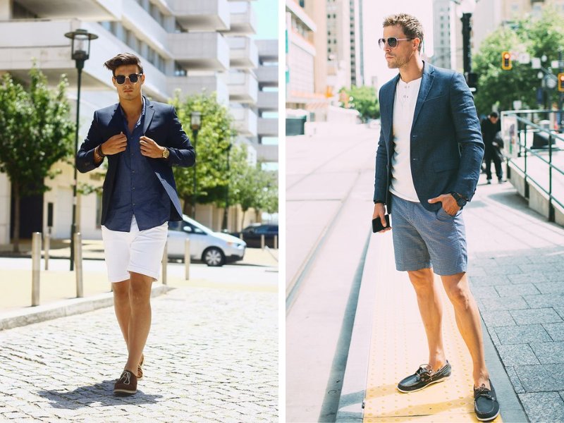 Mát mẻ với quần short và áo blazer