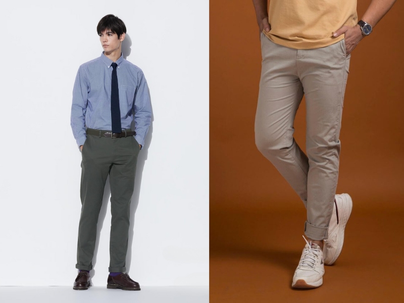 Quần chinos Slim - fit