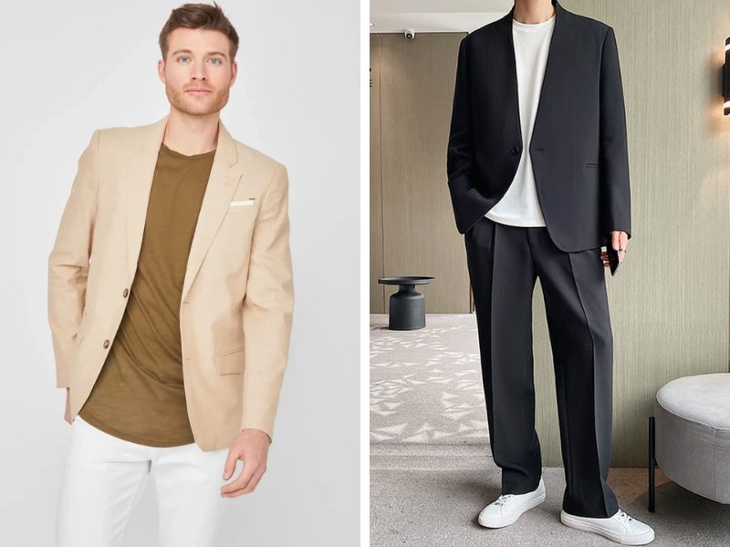 Đơn giản nhưng lịch sự với áo khoác blazer