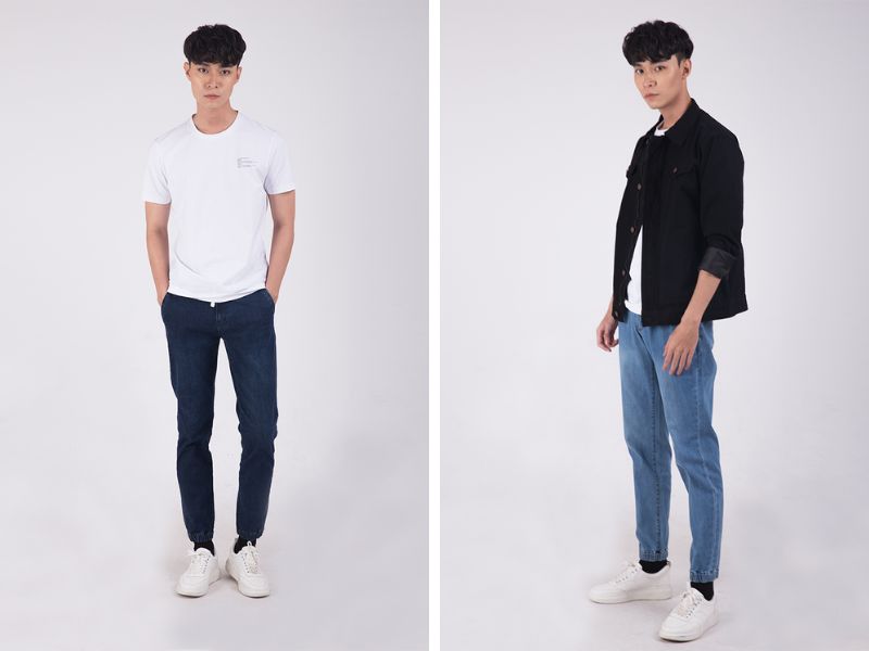 Quần jogger jean 4Men