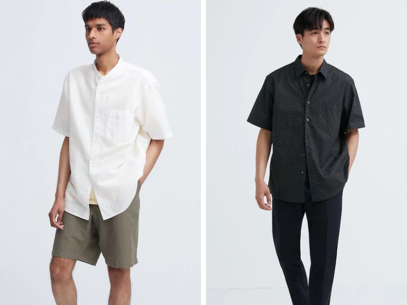 Áo sơ mi nam chất lượng tại Uniqlo