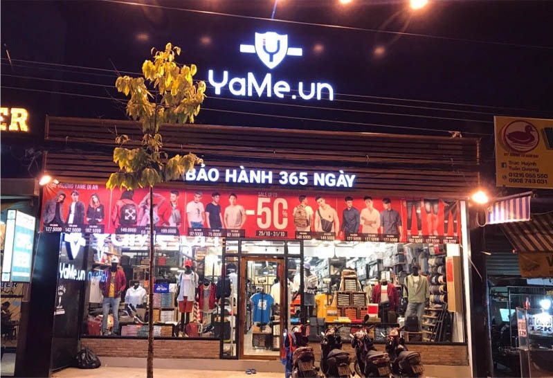 Yame - Shop thời trang nam Bình Dương