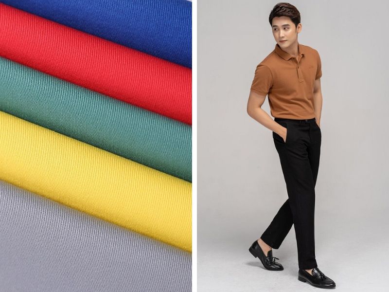 Quần tây nam vải polyester