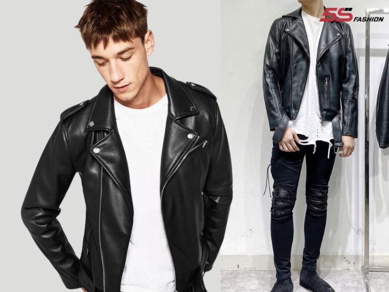 Thời thượng cùng áo jacket da nam