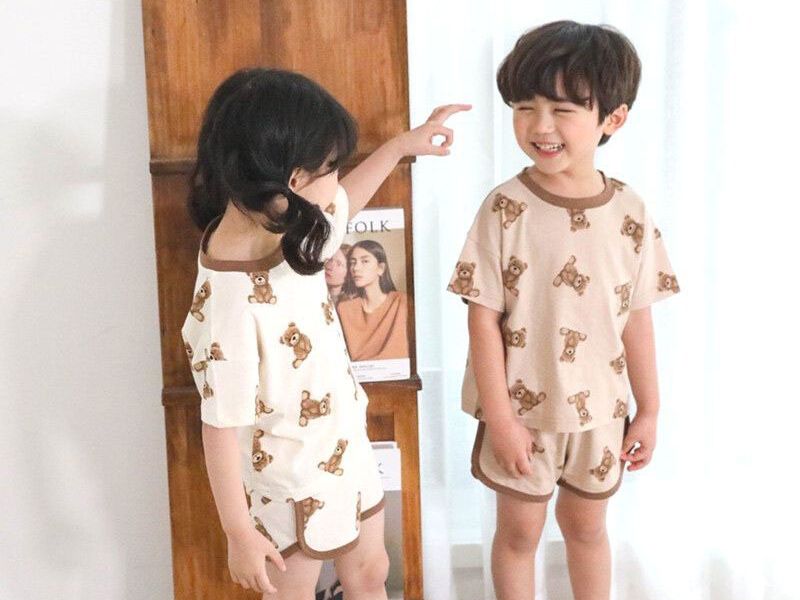 Quần áo trẻ em từ vải thun Thái
