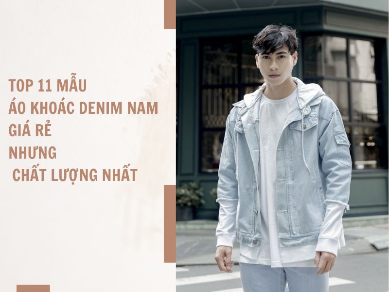 áo khoác denim nam giá rẻ