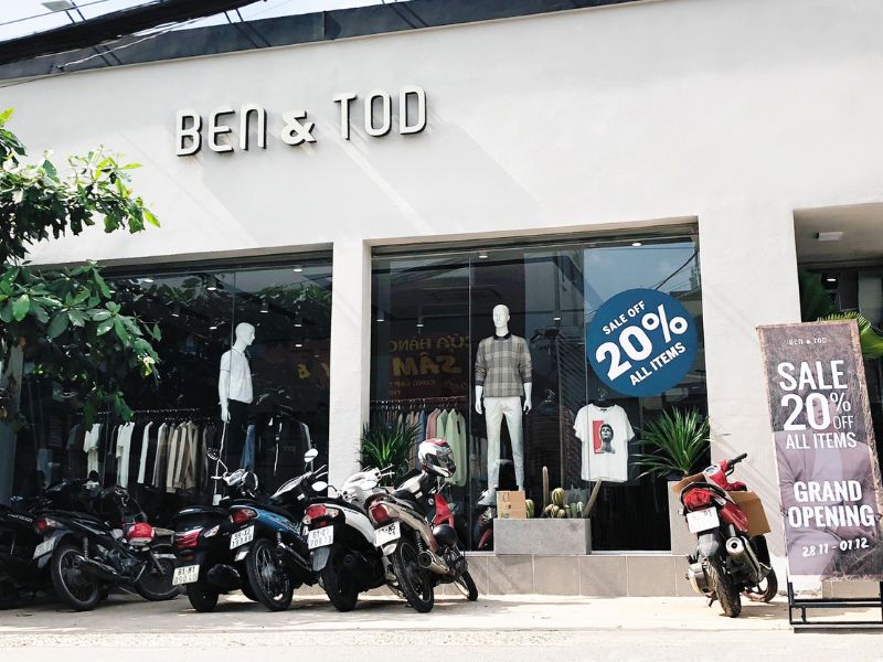 Ben & Tod - Hệ thống cửa hàng áo thun nam ở Thủ Đức