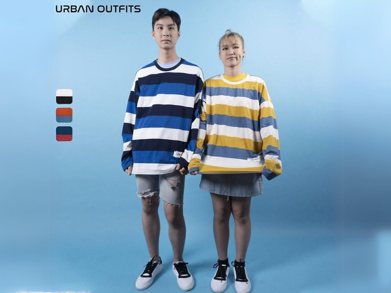 Áo thun tay dài nam form rộng Urban outfits 