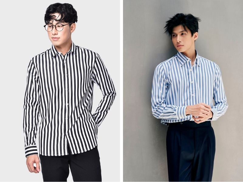 Lựa chọn các item với họa tiết sọc dọc
