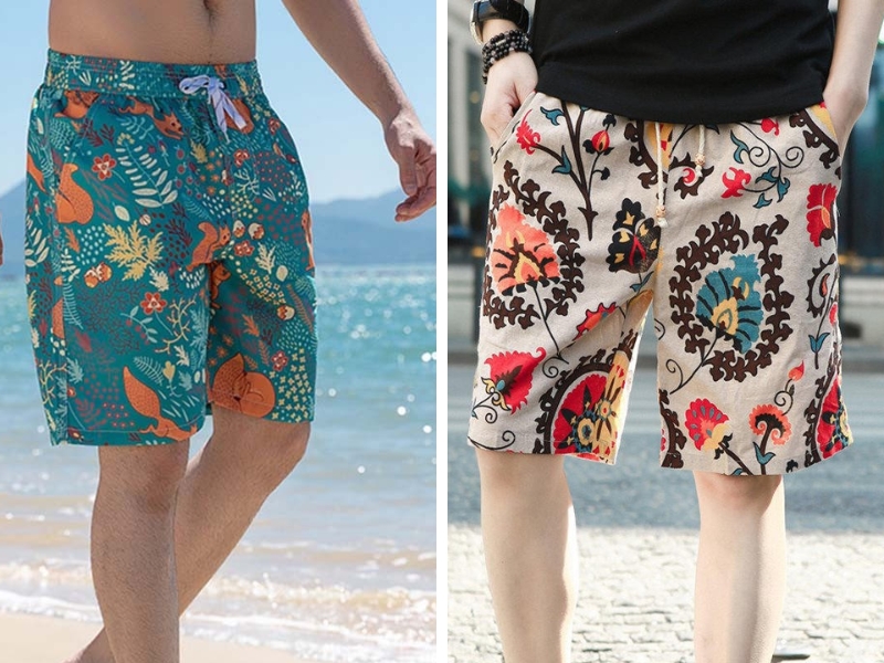 Quần đùi có in họa tiết - Boardshort