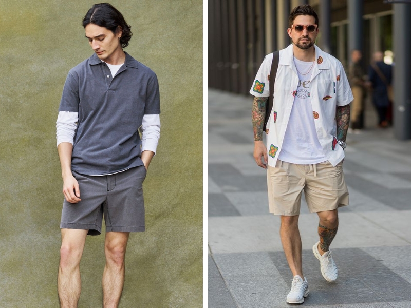 Quần đũi nam mix theo phong cách layering