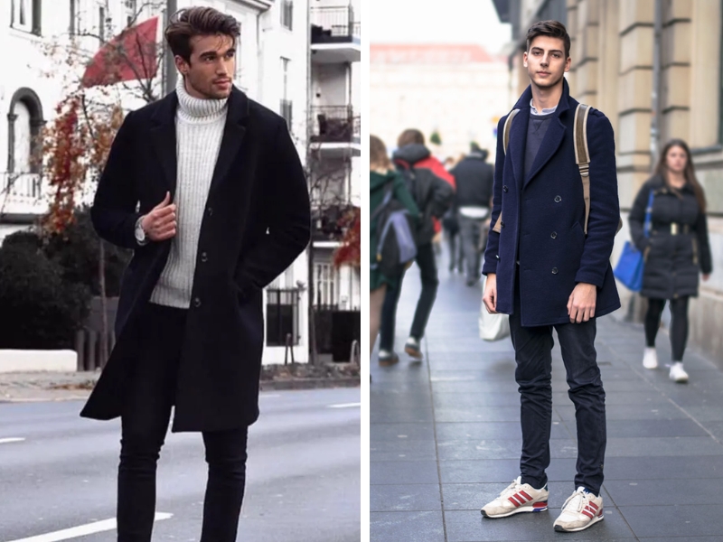 Người thấp có nên mặc áo khoác dáng dài không?