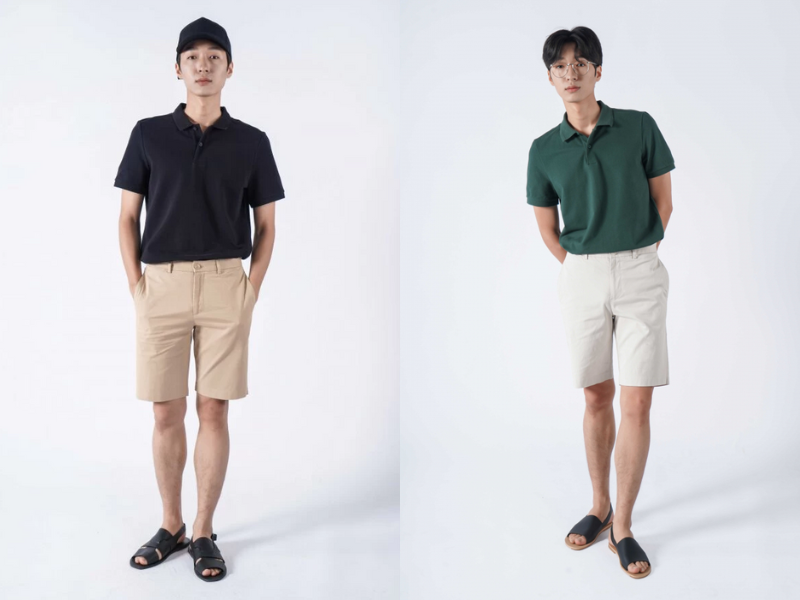 Quần short nam Lazada form Slimfit - Routine