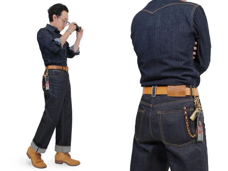 Sản phẩm của shop áo sơ mi denim nam Copper Denim