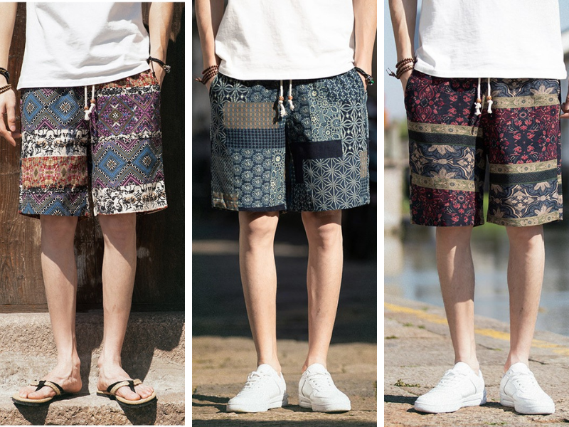 Những Mẫu Quần Short Thổ Cẩm Nam Hot Nhất Hiện Nay - Tip Phối Đồ 5S Fashion  - 5SFASHION