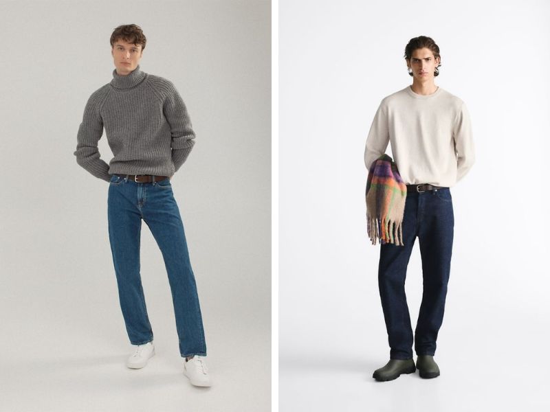 Top 10 Cách Phối Đồ Với Áo Len Nam Form Rộng Hàn Quốc Chuẩn Soái Ca 5S  Fashion - 5SFASHION